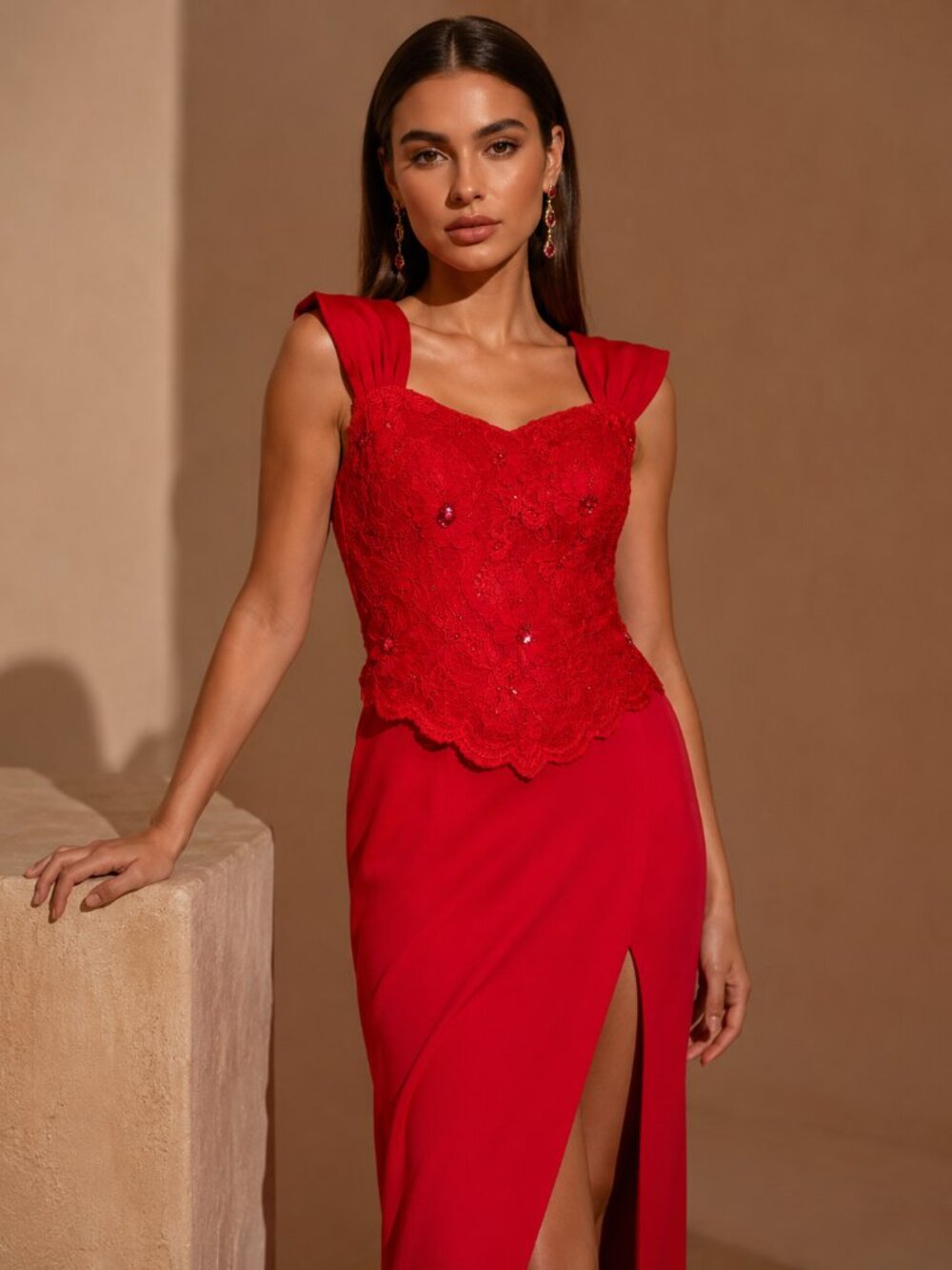 Special Occasion Elegant Evening Formal Gown with Matching Purse